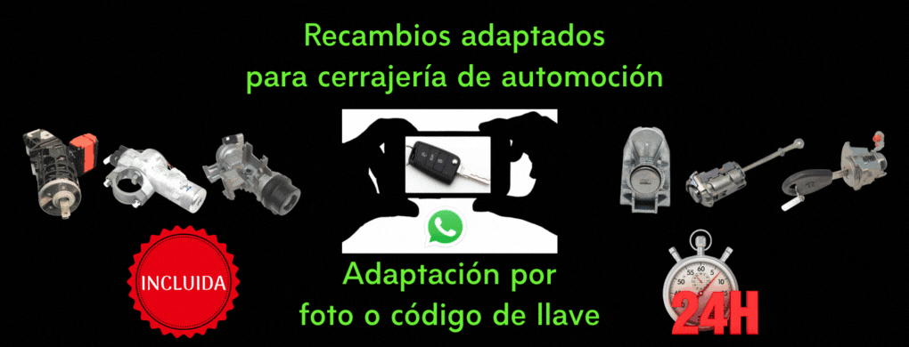 Recambios llaves y bombines coche